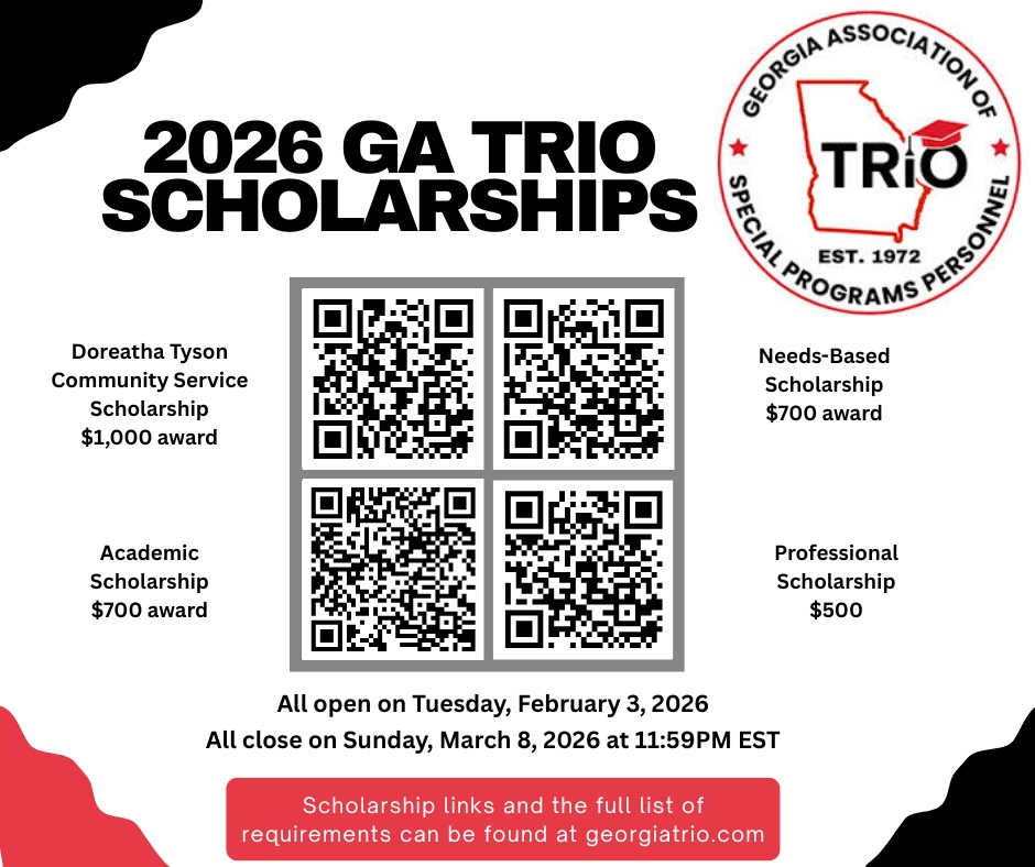 2026 Georgia TRIO Scholarships